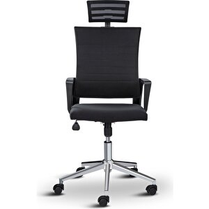 Rigel Başlıklı 55300 Metal Ayaklı Çalışma Koltuğu Ofis Sandalyesi