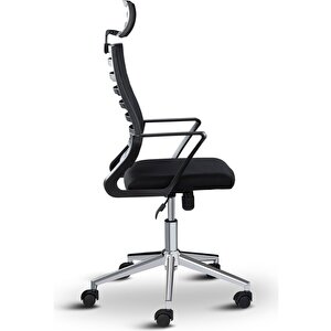 Rigel Başlıklı 55300 Metal Ayaklı Çalışma Koltuğu Ofis Sandalyesi