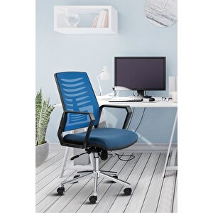 Metis Metal Ayaklı Çalışma Koltuğu Ofis Sandalyesi Bilgisayar Koltuğu