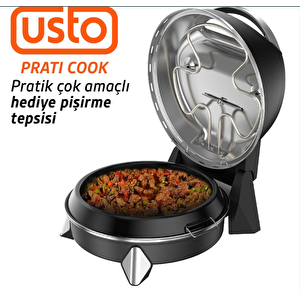 Usto 2850 Prati Cook Çok Amaçlı Pişirici Siyah
