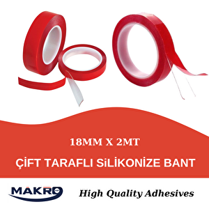 Çift Taraflı Vhb Bant 18mm X 2mt - 6 Adet