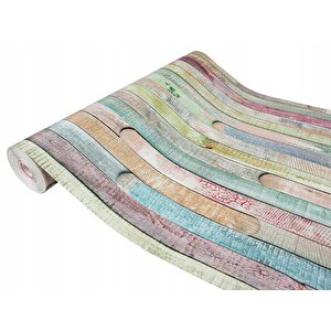 D-c-fix 446-3196 Renkli Ahşap Desen Yapışkanlı Folyo (45cm X 2mt)