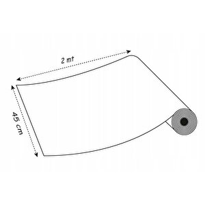 446-3260 Mat Pudra Pembe Yapışkanlı Folyo (45cm X 2mt)