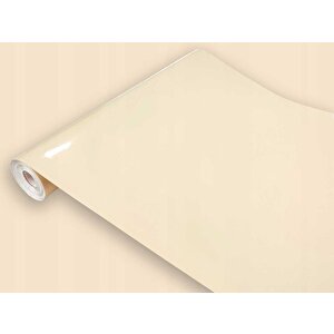 446-2214 Parlak Krem Kendinden Yapışkanlı Folyo (45cm X 2mt)