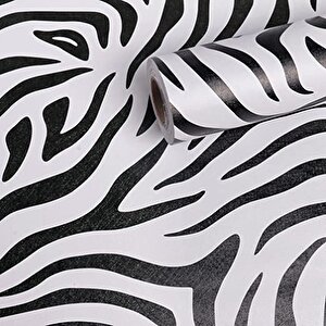 D-c-fix 346-0237 Siyah Beyaz Zebra Desen Yapışkanlı Folyo (45cm X 2mt)