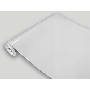 446-1987 Parlak Açık Gri Yapışkanlı Folyo (45cm X 2mt)