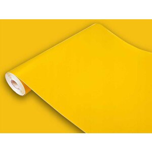 446-0895 Mat Düz Sarı Yapışkanlı Folyo (45cm X 2mt)