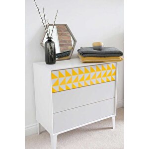 D-c-fix 446-0895 Mat Düz Sarı Yapışkanlı Folyo (45cm X 2mt)