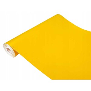 D-c-fix 446-0895 Mat Düz Sarı Yapışkanlı Folyo (45cm X 2mt)