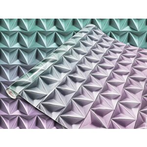 343-1012 Trendyline Orly Çok Renkli Yapışkanlı Folyo (45cm X 1,5mt)