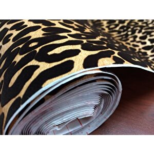 D-c-fix 303-0201 Kadife Leopar Desen Yapışkanlı Folyo (45cm X 1mt)