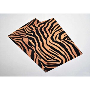 303-0200 Kadife Doku Zebra Desen Yapışkanlı Folyo (45cm X 1mt)