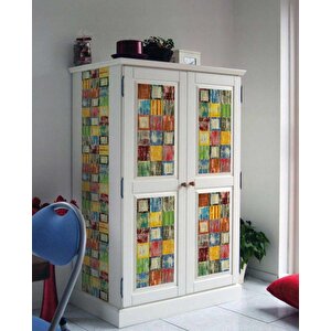 D-c-fix 446-3177 Rengarenk Ahşap Desen Yapışkanlı Folyo (45cm X 2mt)