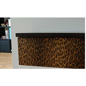 346-0511 Leopar Desenli Yapışkanlı Folyo (45cm X 2mt)
