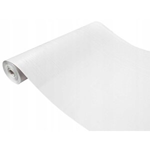 349-2741 Mat Beyaz Ahşap Desen Yapışkanlı Folyo (45cm X 1mt)