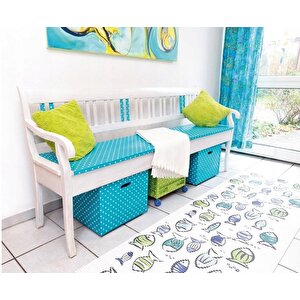 D-c-fix 346-0628 Turkuaz Puantiye Yapışkanlı Folyo (45cm X 2mt)