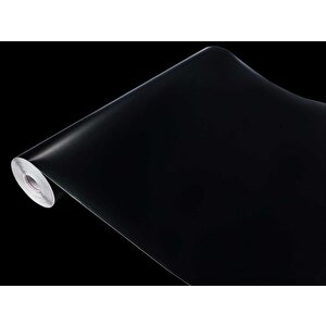 446-0111 Düz Mat Siyah Yapışkanlı Folyo (45cm X 2mt)