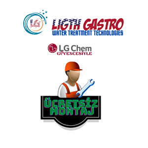 Light Gastro Premium Gri̇ Si̇yah Renk 8 Litre Ücretsi̇z Montajli Gümüş İyonlu Su Aritma Ci̇hazi