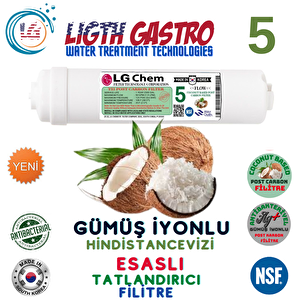 Light Gastro Premium Gri̇ Si̇yah Renk 8 Litre Ücretsi̇z Montajli Gümüş İyonlu Su Aritma Ci̇hazi