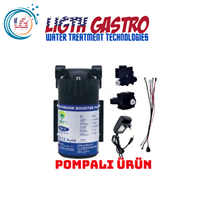 Li̇ght Gastro Premium Kirmizi.8 Li̇tre.pompali.gümüş İyon Tatlandiricili Su Aritma Ci̇hazi