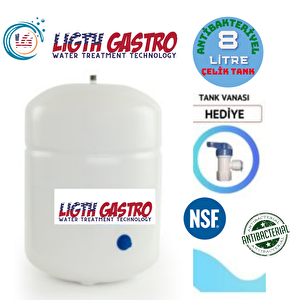 Li̇ght Gastro Premium Kirmizi.8 Li̇tre.pompali.gümüş İyon Tatlandiricili Su Aritma Ci̇hazi