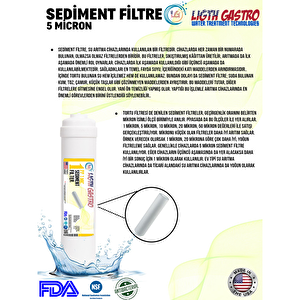Li̇ght Gastro Premium Si̇yah Beyaz Renk 8 Litre. Gümüş İyon Tatlandiricili Su Arıtma Cihazı