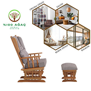 Relax Sallanan Sandalye Gri̇