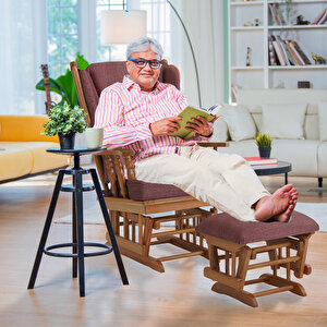 Relax Sallanan Sandalye Bordo