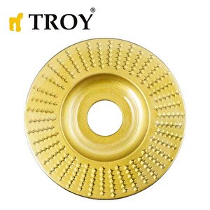 Troy  Avuç Taşlamalar Için Ahşap Törpü Diski, Düz