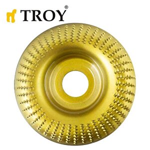 Troy Avuç Taşlamalar Için Ahşap Törpü Diski, Toroidal