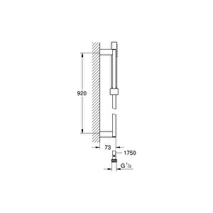 Euphoria Cube Stick Sürgülü Duş Seti- 27700000