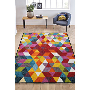 Konfor Geo Renkli Modern Dokuma Halısı 6875 160x230 cm