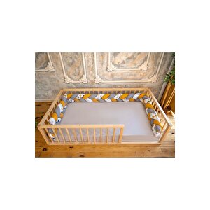 Montessori Ahşap Karyola -montessori Karyola - Montessori Yatak 80x180 cm