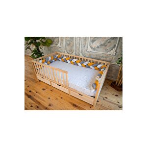 Montessori Ahşap Karyola - Montessori Yatak - Montessori Karyola -  -17
