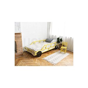 Ahşap Montessori Karyola - Masif Ahşap Karyola - Montessori Çocuk Ve Bebek Yatak Opmont-09 80x180 cm