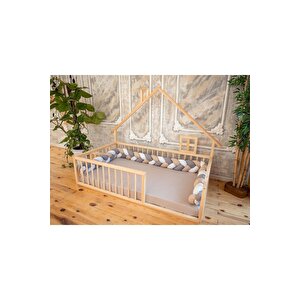 Montessori Ahşap Karyola - Montessori Yatak - Montessori Karyola Opmont-16 60x120 cm