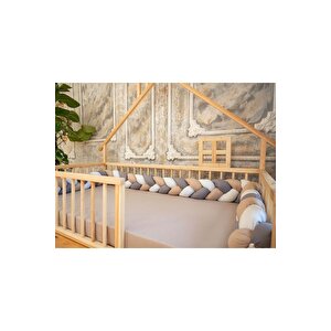Montessori Ahşap Karyola - Montessori Yatak - Montessori Karyola Opmont-16
