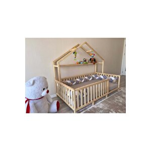 Montessori Ahşap Karyola - Montessori Yatak - Montessori Karyola - Oppipo-18 120x200 cm