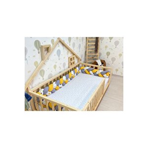 Ahşap Montessori Karyola - Masif Ahşap Karyola - Montessori Çocuk Ve Bebek Yatak Opmont-10