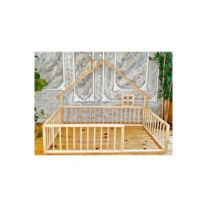 Montessori Ahşap Karyola - Montessori Yatak - Montessori Karyola Opmont-16 90x190 cm