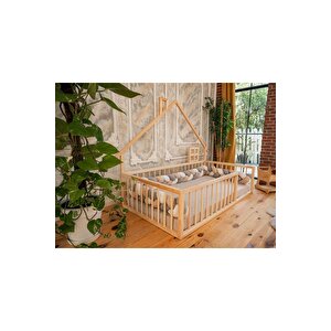 Montessori Ahşap Karyola - Montessori Yatak - Montessori Karyola Opmont-16