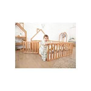 Ahşap Montessori Karyola - Masif Ahşap Karyola - Montessori Çocuk Ve Bebek Yatak Opmont-08