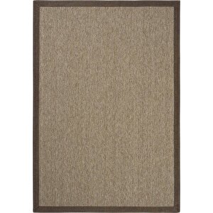 Boston Art 01 Hasır Dokulu Balkon Halısı İthal Sisal Halı Yolluk Bordürlü Mutfak Halısı 120x180 cm
