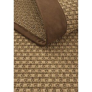 Cool Halı Viyana Art 02 Hasır Dokulu Balkon Halısı İthal Sisal Halı Yolluk Bordürlü Mutfak Halısı