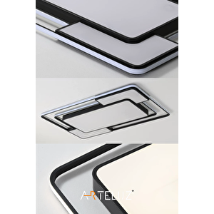 Arteluz Di̇kdörtgen Model Modern Plafonyer Avi̇ze (90x60 Cm)