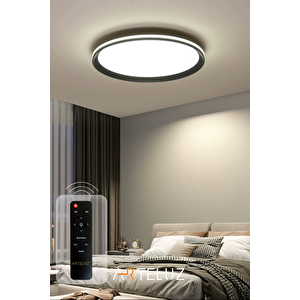 Luxury Yuvarlak Platin Model Modern Plafonyer Avi̇ze (40 Cm)