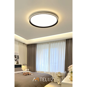 Luxury Yuvarlak Platin Model Modern Plafonyer Avi̇ze (40 Cm)