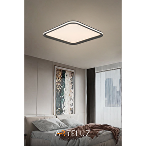 Luxury Kare Platin Model Modern Plafonyer Avi̇ze (40 Cm)