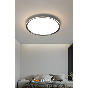 Luxury Yuvarlak Platin Model Modern Plafonyer Avi̇ze (60 Cm)