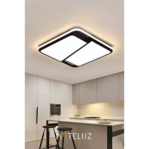 Kesi̇k Kare Model Modern Plafonyer Avi̇ze (50x50 Cm)